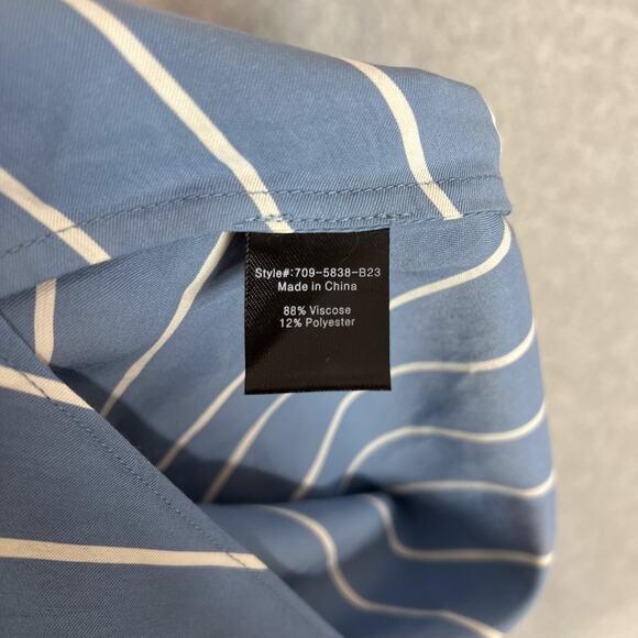 Jenni Kayne Vintage Blue Stripe Kendall Slip Midi Dress Size Small - Picture 10 of 10